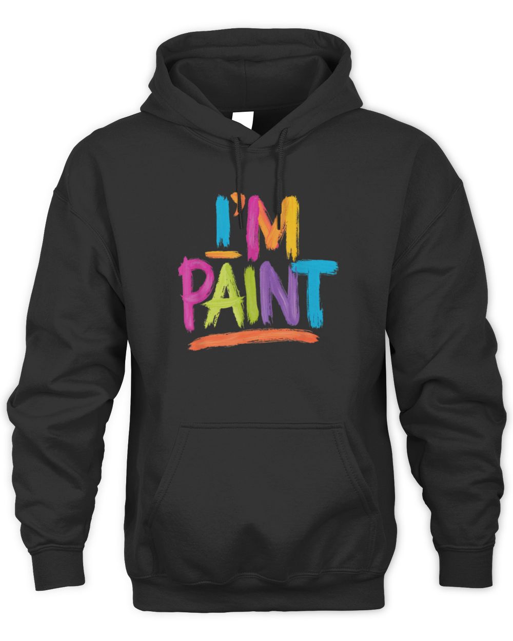 I Love to Finger Paint Old Couple T-Shirt Unisex Hoodie black s